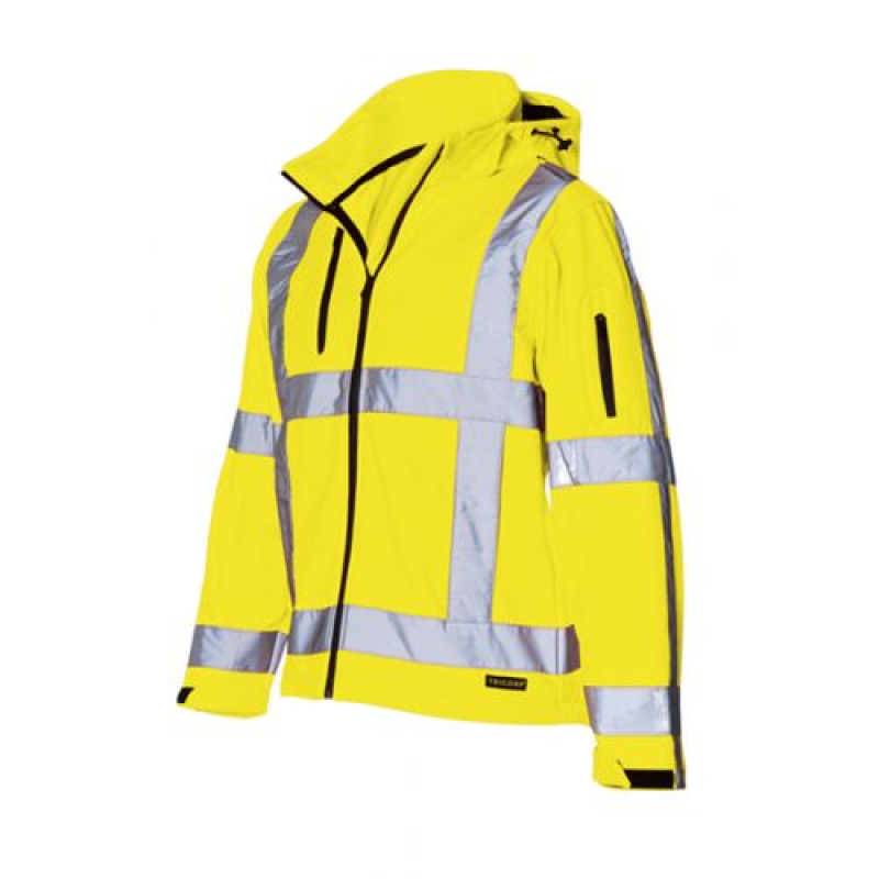 Veiligheidsjas Tricorp softshell geel RWS (403003 geel)